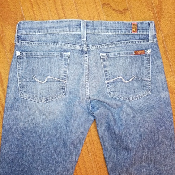 7 for all mankind straight leg jeans - Picture 5 of 8